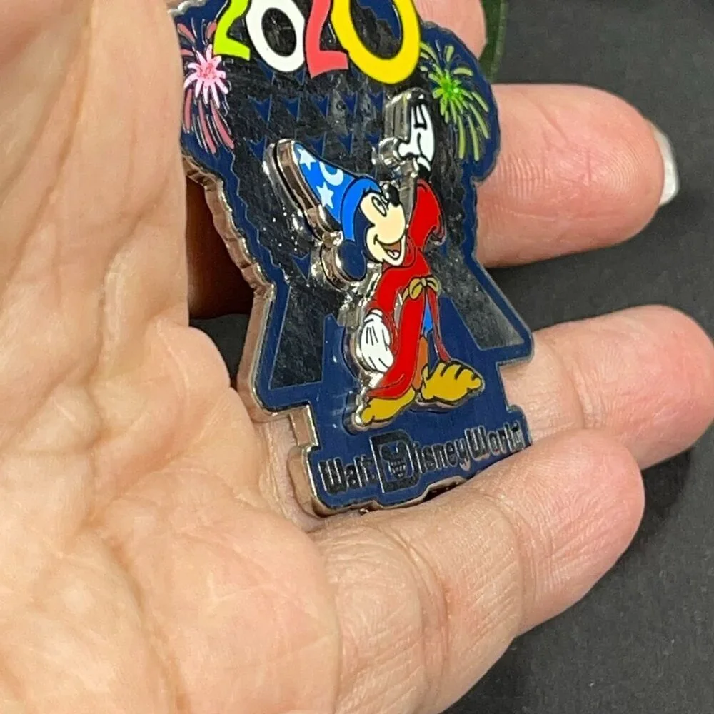 Disney Sorcerer Trading Pin Mickey Mouse Epcot 2020 Badge Lapel Pin Brooch Gift